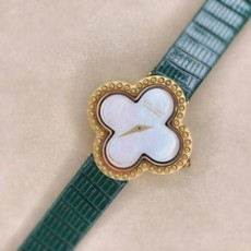 반클리프 앤 아펠 스몰 알함브라 오닉스 그린 골드